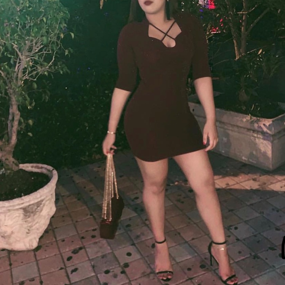 Wine Red Dress